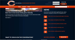 Desktop Screenshot of chicagobearboards.com